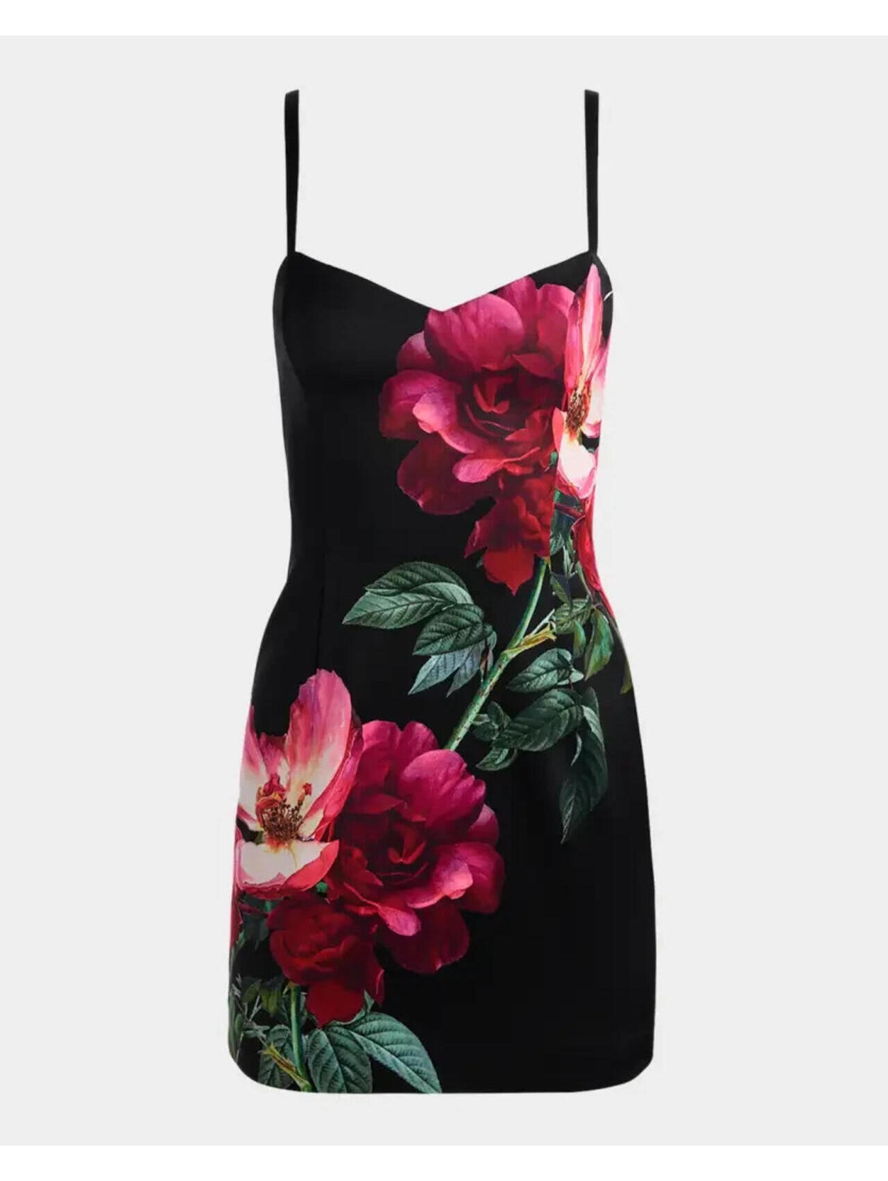 New, Alice + Olivia Nina Sweetheart Dress In Empress Blossom Sz 12 #Md1878